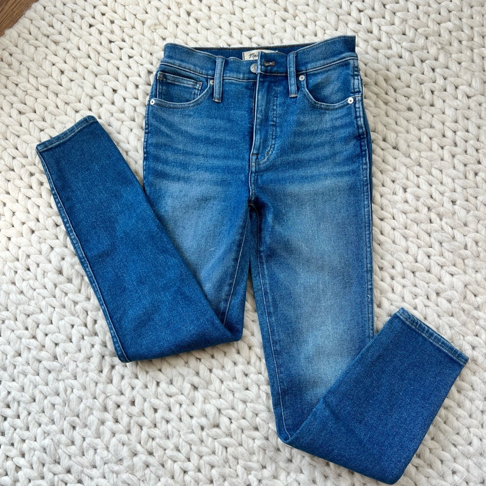 NWT Madewell high rise skinny crop